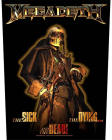 nášivka na záda Megadeth - The Sick, The Dying And The Death