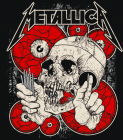 nášivka na záda, zádovka Metallica