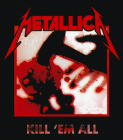 nášivka na záda, zádovka Metallica - Kill Em All