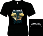 dámské triko Metallica - skulls