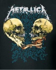 nášivka na záda, zádovka Metallica - skulls