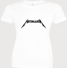 bílé dámské triko Metallica