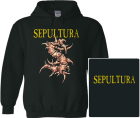 mikina s kapucí Sepultura - logo II