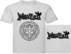 šedivé pánské triko Judas Priest