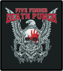 nášivka na záda, zádovka Five Finger Death Punch - logos