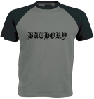 šedočerné triko Bathory