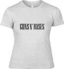 šedivé dámské triko Guns n Roses