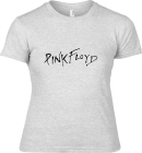 šedivé dámské triko Pink Floyd