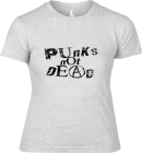 šedivé dámské triko Punk s Not Dead