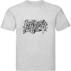 šedivé pánské triko Slayer