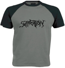 šedočerné triko Suffocation