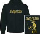 mikina s kapucí a zipem Nasum - The Plague Doctor