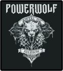 nášivka na záda, zádovka Powerwolf - Metal Is Religion logo