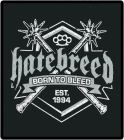 nášivka na záda, zádovka Hatebreed - Born To Bleed est. 1994