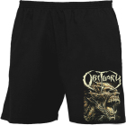 bermudy, kraťasy Obituary - monster logo