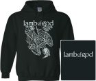 mikina s kapucí Lamb Of God - skeleton eagle