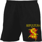 bermudy, kraťasy Sepultura - yellow logo