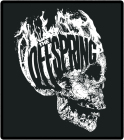 nášivka na záda, zádovka The Offspring - skull logo