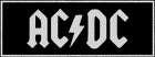 nášivka nápis AC/DC