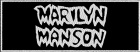 nášivka nápis Marilyn Manson VI