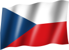 venkovní vlajka Česká republika, Česko