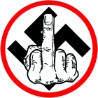 nášivka fuck off nazi