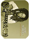 samolepka Bob Marley - Guitar Green