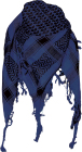 šátek palestina, arafat - modrý s černým vzorem