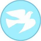 nášivka peace, holubice