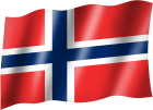 venkovní vlajka Norsko