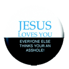 placka, odznak Jesus Loves You