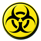 placka, odznak Biohazard