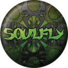 placka, odznak Soulfly - green logo