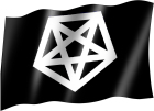 venkovní vlajka Pentagram