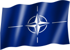 venkovní vlajka NATO
