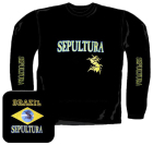 pánské triko s dlouhým rukávem Sepultura - Brazil