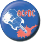 placka, odznak AC/DC - Guitar blue