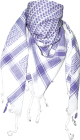 šátek palestina, arafat - bílý s fialovým vzorem
