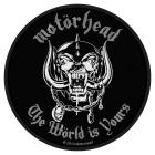 nášivka Motörhead - The World Is Yours