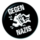placka, odznak Antzi Nazi - Gegen Nazi