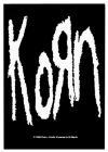 plakát, vlajka Korn - White Logo