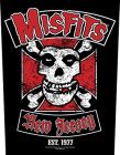 nášivka na záda, zádovka The Misfits - Biker