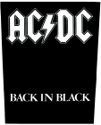 nášivka na záda, zádovka AC/DC - Back In Black