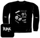 triko s dlouhým rukávem punk - skupiny