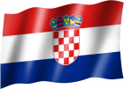 venkovní vlajka Chorvatsko