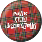 placka, odznak Punk And Disorderly