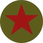 nášivka Hvězda Red Star Khaki