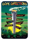 samolepka Dope Directions