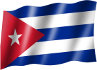 venkovní vlajka Kuba