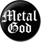 placka, odznak Metal God
